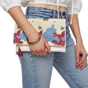 New Rachel Pally Reversible Foldover Clutch